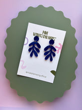 Load image into Gallery viewer, Matisse blue shape earrings
