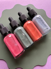 Load image into Gallery viewer, Bundle of metallic pastel alcohol inks
