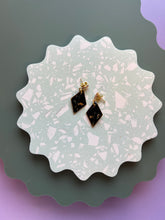 Load image into Gallery viewer, Dandelion diamond drop earrings
