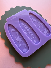 Load image into Gallery viewer, Celestial hair clip silicone mould
