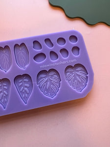 House plant botanical OG earring silicone mould