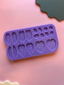 House plant botanical OG earring silicone mould