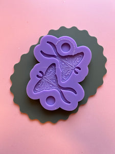 Botanical luna moth silicone mould