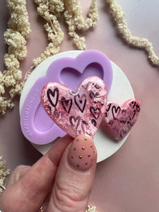 Domed statement heart mould