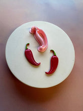 Load image into Gallery viewer, Chilli pepper polymer clay cutter
