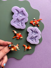 Load image into Gallery viewer, Goldfish domed and engraved mould - Circus moulds for resin jewellery
