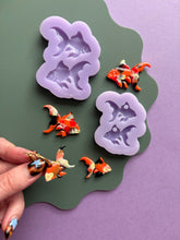 Load image into Gallery viewer, Goldfish domed and engraved mould - Circus moulds for resin jewellery
