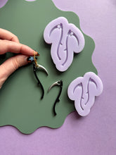 Load image into Gallery viewer, Scythe domed and engraved mould - Halloween moulds for resin jewellery
