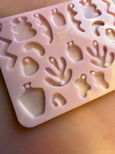 Zig Zags Domed Matisse Palette Silicone Mould