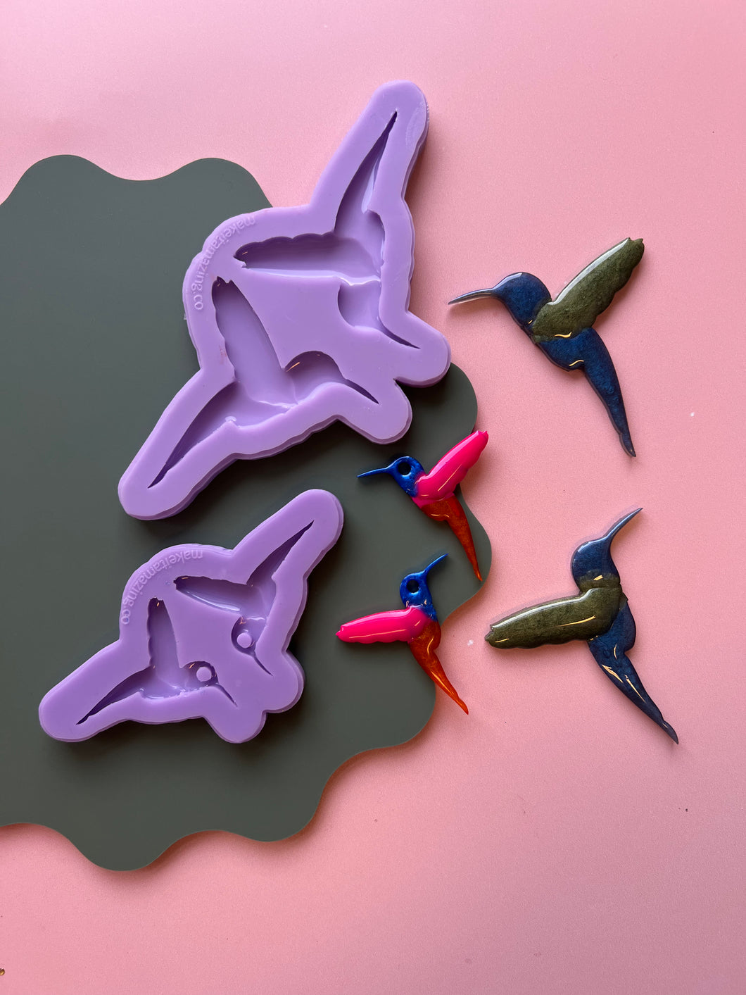 Domed Hummingbird moulds