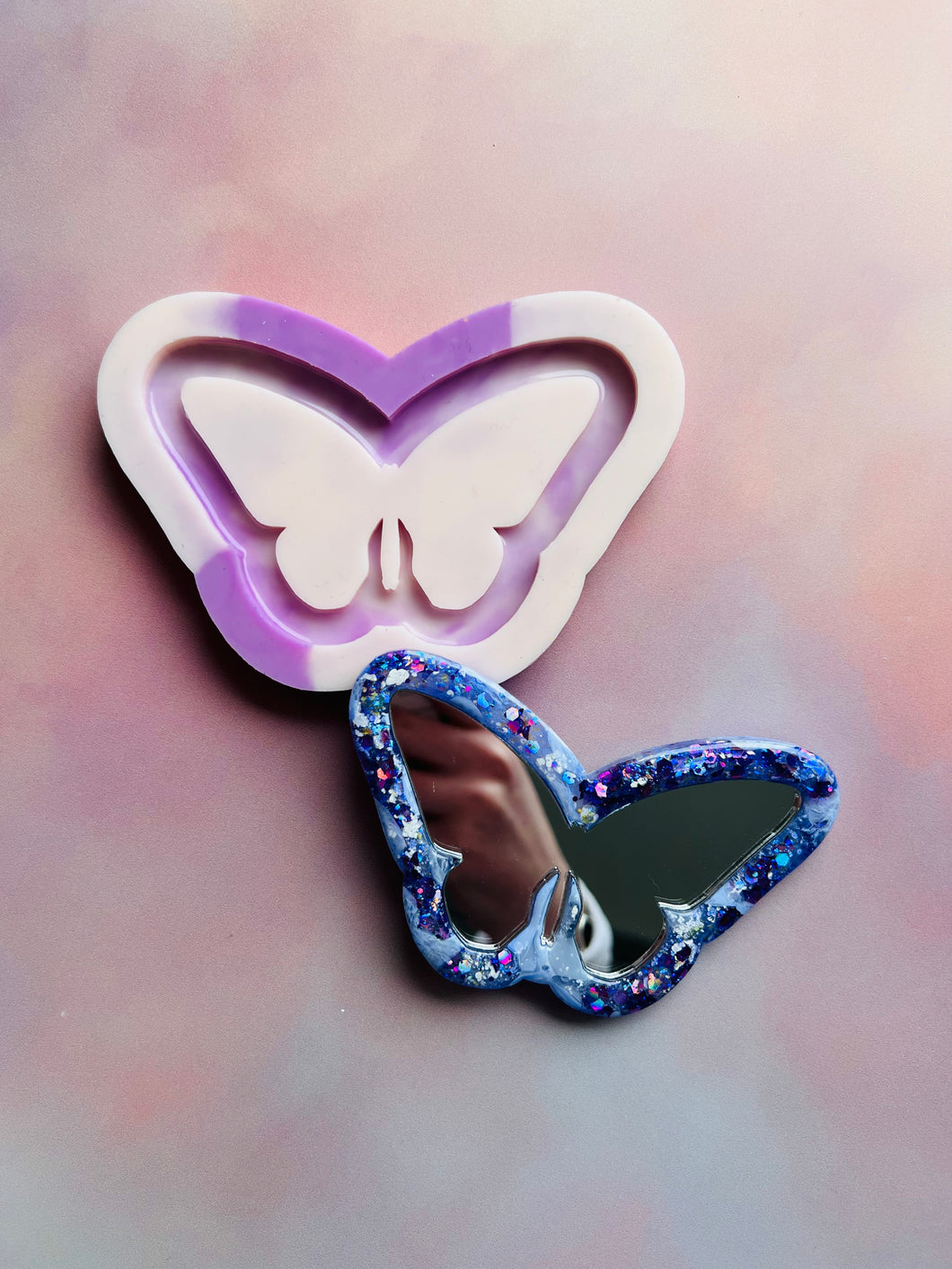 Butterfly mini mirror mould