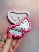 Load image into Gallery viewer, Heart sunnies pocket mirror mould
