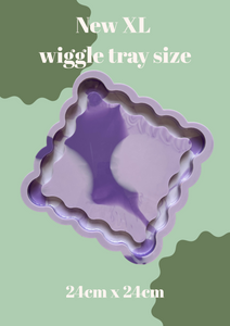 Domed XL wiggle tray mould