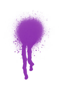 Amethyst purple alcohol ink