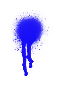 Cobalt blue alcohol ink