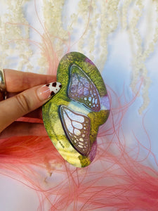 Single butterfly wing earring silicone mould