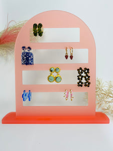 Large earring display stand in multiple colours