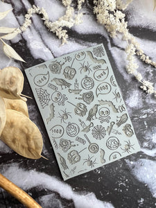 Spooky texture mat for polymer clay