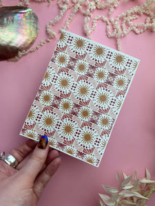 Autumnal suns transfer papers