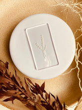 Load image into Gallery viewer, Lavender sprig debossing stamp for polymer clay
