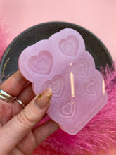 Load image into Gallery viewer, Mini 70&#39;s heart drop earring silicone mould
