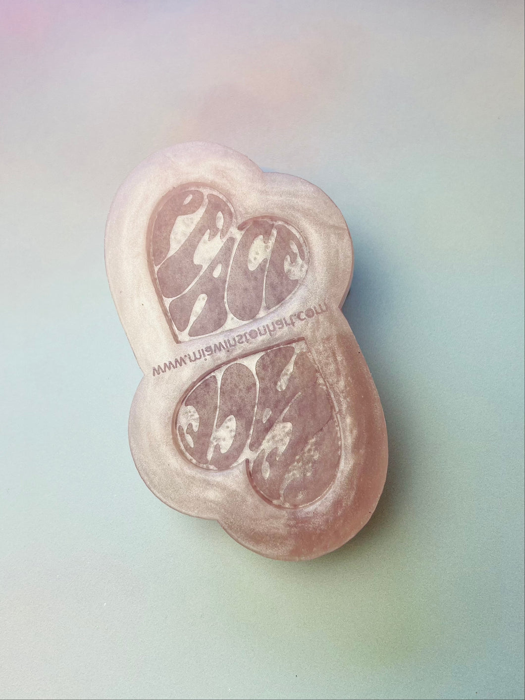 70s peace heart earring silicone mould