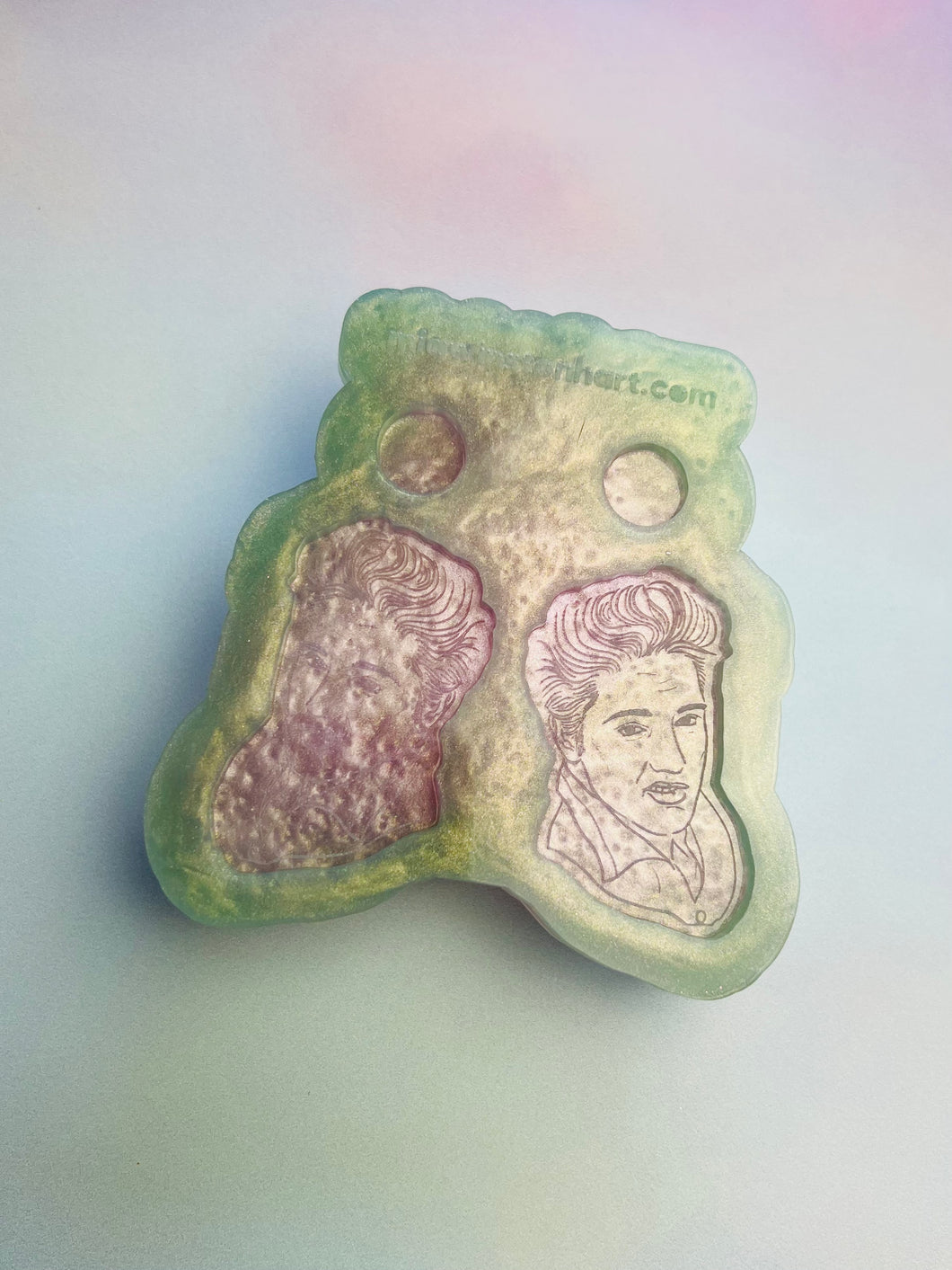 Elvis Presley earring/brooch silicone icon mould