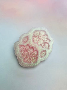 Dog rose earring silicone mould - supplies