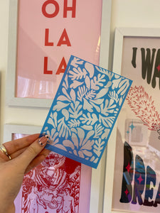 Matisse cut outs silk screen