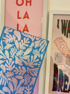 Matisse cut outs silk screen